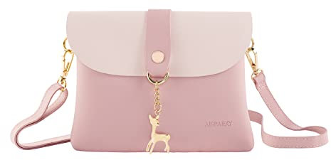 AISPARKY Handtasche Teenager Mädchen Geldbörse Crossbody Leder kleine Geldbörse Geldbeutel PU Tasche Geschenke für Kinder Mädchen Kleinkinder mit Strap Strap