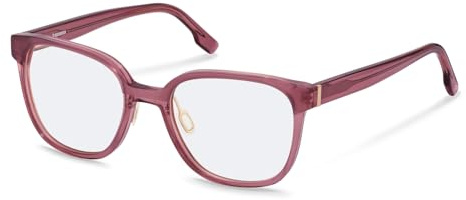 Rodenstock Brille mit Sehstärke für Damen optional mit Sonnenbrillentönung oder Blaulichtfilter, Quadratisch, gefertigt aus Acetat (inklusive Brillenetui)