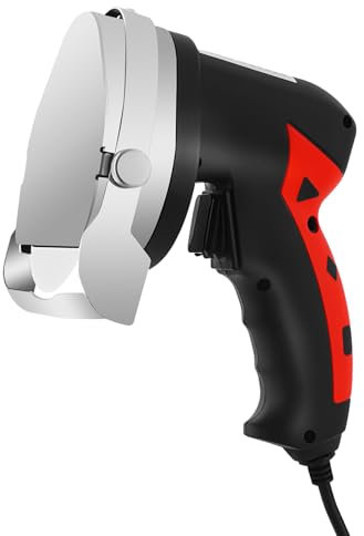 Atnhyruhd 3000 rpm, 80 W, coltello elettrico per barbecue, kebab e kebab 1-8 mm, spessore di taglio