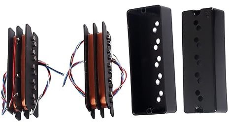 OFFSCH Vintage-tonabnehmer Für Bass-gitarren Vintage-bass-humbucker Mit Klarer Klangfarbe Geeignet Bässe Hochwertige Gitarren-humbucker Für Musikliebhaber Und Spieler Bass-teile Aus