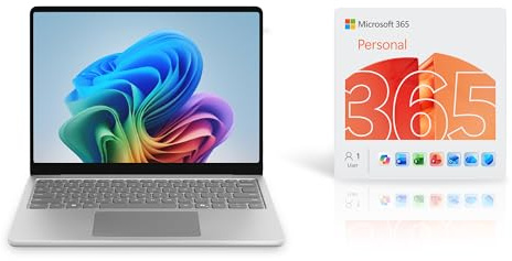 Microsoft Surface Laptop | Copilot+ PC | 13” LCD Touchscreen | Snapdragon® X Plus | 16GB Memory | 512GB Storage | Latest Model | Platinum| 3 Month 365