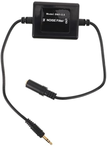 BESPORTBLE Filtro Antirumore per Auto Soppressore di Ronzio per Impianto Audio Isolatore di Rumore per Altoparlanti Filtro Audio per Auto Riduttore di Rumore per Sistemi Stereo