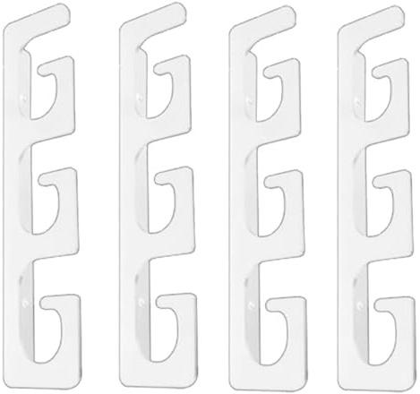SkyPOOU Angelruten-Wand-/Decken-Aufbewahrungsregal, Rutenhalter, horizontal, 6 Stück, für Garage, Wandaufbewahrung, horizontal, platzsparender Ständer