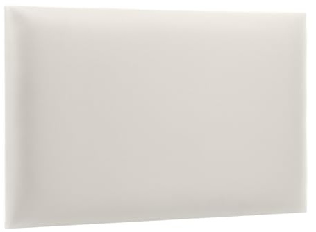 murando - Bettkopfteil Rechteck Kunstleder, 40x50 cm, Schlafzimmer, modern | Gepolstertes Wandkissen, einfache Montage, ideal fürs Schlafzimmer, weicher Bezug, pflegeleicht, dekorativ, langlebig, modern