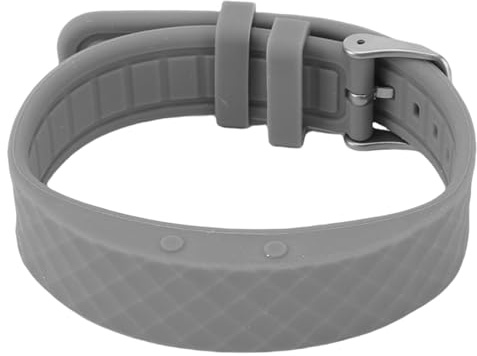 POENVFPO Intelligentes Armband, Fitness-Tracker mit Herzfrequenz-Schlafmonitor, Schrittzähler, Schrittzähler, für Damen und Herren mit Stoppuhr und Wecker (Gray)