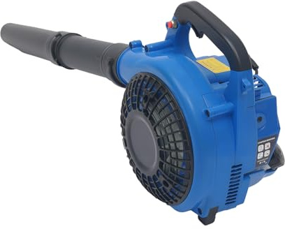 Souffleur à feuilles portable 0,75 kW 25,4 CC 2 temps avec tubes de soufflage, bouteille, mélange de carburant, huile, entonnoir, 7500 tr/min, souffleur à feuilles à essence pour utilisation dans les