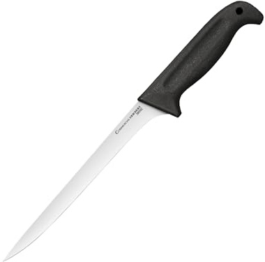 Cold Steel Filetiermesser, 20,3 cm, langlebiges deutsches 4116 Edelstahl, feste Klinge mit ergonomischem Kray-Ex-Griff, Präzisionsfiletieren und Schneiden für den professionellen Gebrauch,