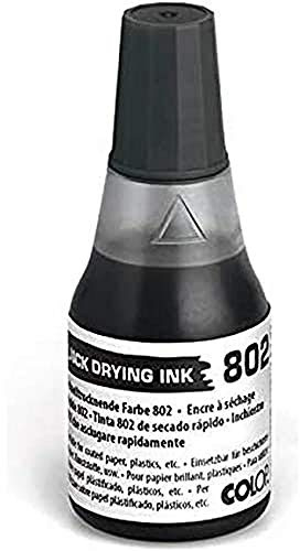 COLOP schnelltrocknende Stempelfarbe 802 schwarz 25ml