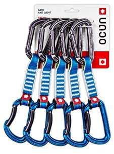 Ocun Falcon QD Zoom PA 15/22 5-Pack Expressset, blau, 12CM
