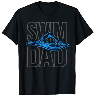 Schwimmen Vater Schwimmer Papa T-Shirt