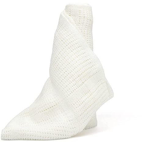 DUDU N GIRLIE Baby Blanket for Newborn | Warm & Cosy Cellular Baby Blanket | 100% Extra Soft Breathable Cotton, Pram/Travel/Moses Basket (90 x 70 cm) White.