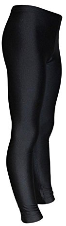 GymStern Leggings Turnhose aus Lycra mit Glanz Effekt in Dunkelblau oder Schwarz