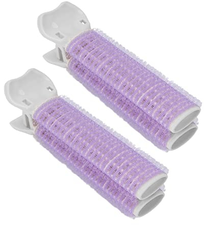 Bigoudis Volumisants Bigoudis Racines Clips, 2pcs Naturel Fluffy Cheveux Volumisant Clips Cheveux Volume Rouleau Bigoudi Clip, Femmes Filles Volumisant Cheveux Racine Clips Bangs Styling Outil(Violet)