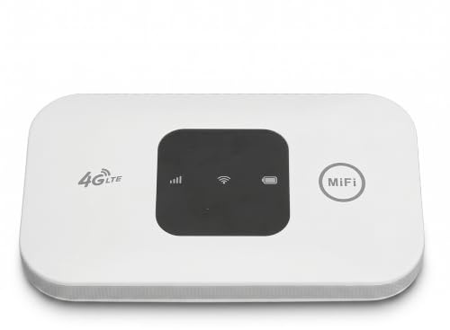 Tragbares Reise WLAN, Mobiler 4G WLAN Router, 2100 mAh , Unterstützt 10 Geräteverbindungen, MiFi Hotspot für Telefon, Laptop, Desktop, Tablet