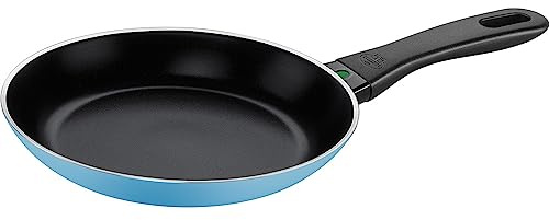 BALLARINI Caprera Bratpfanne, 20 cm, Aluminium, Induktionsgeeignet, Keramik-Antihaftbeschichtung, Made in Italy, Blau