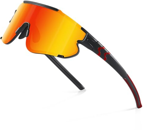 suoso Fahrradbrille-Herren-Damen-Sportbrille-Schnelle Brille-Rave Brille-Polarisierte-Sonnenbrille-Rennrad-UV400 Schutz-Sunglasses-Men-Women-Ski-Mtb Brille-für Fahrrad-Skifahren,3