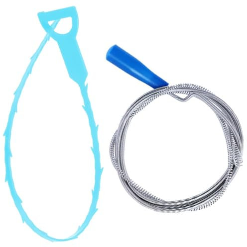 IOURVYA Stura lavandini e scarichi professionale 3 m Sonda sturatubi Molla Sturatubi Stura wc Sonda sturatubi per idropulitrice,Molla sturatubi Cleaning Claw per bagno, vasca…