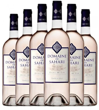 Domaine de Sahari Vin Gris Jung 75 cl Rosé-Wein (Karton mit 6 Flaschen von 75 cl)