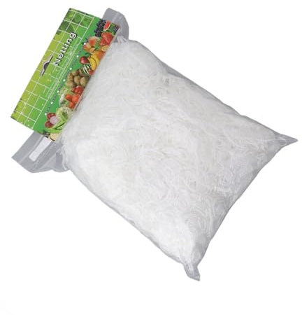 Spalier für Gartenpflanzen, Netz aus Polyester, für Obst, Gemüse, Pflanzen, Rankgitter, mehrschichtiges Kletterpflanzennetz für Hof und Bauernhof (5 x 60 ft)