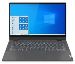 Lenovo IdeaPad Flex 5 Ordinateur portable personnel, 14 1920 x 1080 pixels, 11e génération Intel i3-1115G4 2 cœurs, 4 Go LPDDR4+ 512 Go SSD, Win11 Home, HDMI 1.4, Wi-Fi 5, lecteur d'empreintes