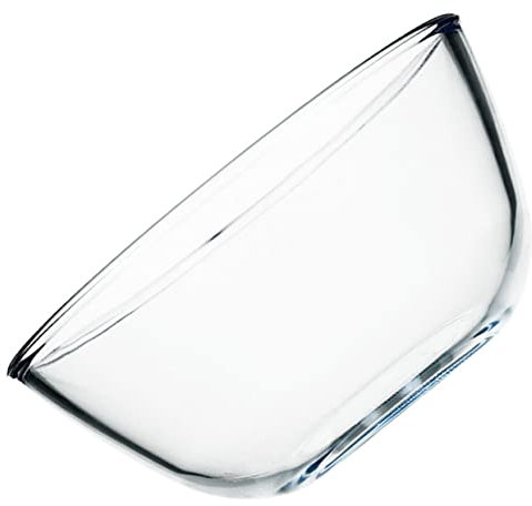 VINTORKY Glas Salatschüssel 2700ml Transparente Dessertschale Lebensmittelecht Mikrowellengeeignet Für Obst Salat Aufbewahrung