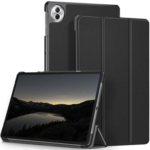 HEISHAYU Hülle für Honor Pad 10 12.1 Zoll Tablette 2025,Schutzhülle mit Auto Schlaf/Wach Funktion,Schwarz