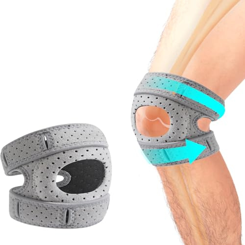 ePicsoa Kniebandage Männer Damen, Knee Sleeves, Orthopädische Kniebandagen Meniskus, Bandage Knie Sport, Einstellbare Bandagen, Kniestütze Knieschmerzen Laufen für Sport, Laufen, Volleyball