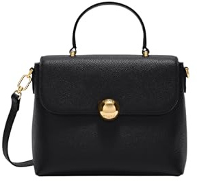 Furla Leder Handtasche Abendtasche Vitello Night Moonlight Top Handle Bag Nero schwarz