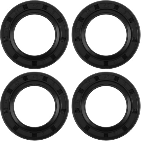SG Store 4 Pezzi Paraolio Per Albero TC 25x40x8mm Gomma NBR Compatibile Con Cuscinetti Per Macchinari Industriali E Attrezzature Agricole