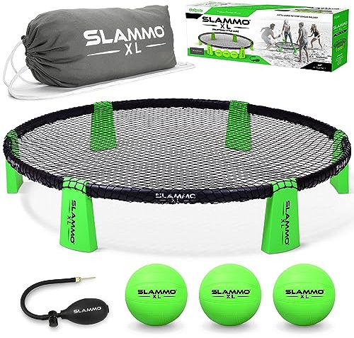 GoSports Slammo XL Spielset, riesiges, 122 cm großes Netz, ideal für neue, jüngere Spielende oder Gruppenspiele