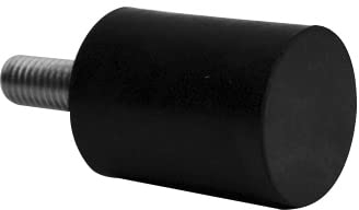 RS PRO Natural Rubber Vibration Damper Male Thread Only Size M14 Diameter 80 mm x 75 mm