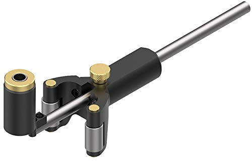 VISLONE Carpintería de arco lineal Regla de trazador de doble propósito Herramienta de dibujo de línea paralela Medidor de medición DIY Herramientas de trazo de carpintería multifuncionales