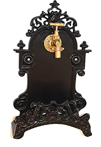 Graf von Gerlitzen Zapfstelle Brunnen Kran Wasserhahn Wandbrunnen Schlauchhalter Jugendstil WHS-B Kleiner kran