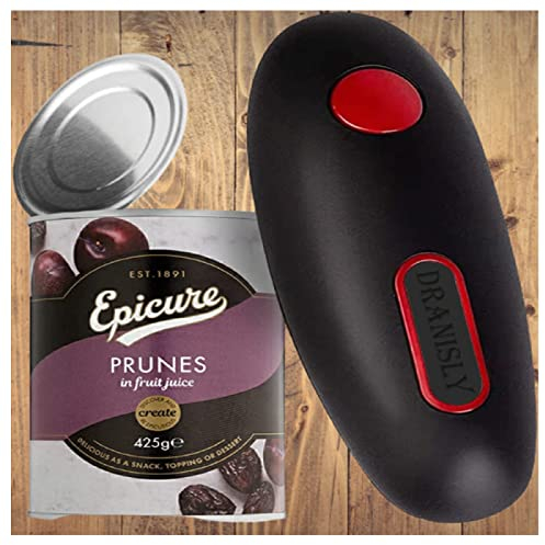 Weysat Abrelatas Electrico para Latas Grandes, con Borde Liso Sacacorchos Automatico, Mejor para Cocineros Personas Mayores con Artritis Y Personas Lesiones En Manos