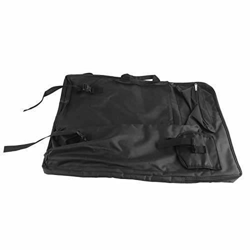 Acouto Kunstbedarfrett-Tragetasche, Multifunktionale Zeichenbrett-Tasche, Groöe 4K-wasserdichte Künstlerbedarfstasche (Schwarz)
