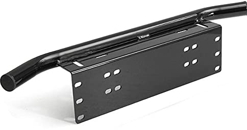 Nummernschildhalter Universal Bull Bar Front Stoßfänger Kennzeichen Log Light Mount Halterung SUV Lampenhalter Off Road Light Bar Aluminium Nummernschildhalterung Auto