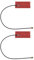 VGOL 2 Stück 2,4 GHz 5 GHz I-PEX1 WLAN-Antenne mit Hoher Verstärkung für WLAN 5 Und 6-Adapter, Laptops, Desktops, 13 cm PCB-FPC-Patchantenne, Dual-Band Unterstützung