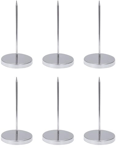 Pyugxab 6X Memo Halter Spike Stick Fuer Rechnung Notenpapier