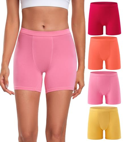 wirarpa Bragas Pantalónes Cortos Boxer Mujer Modal Culotte Shorts Debajo la Falda