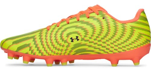 Under Armour Unisex vuxna gör 1 klubb fotbolldubbar, 824 elektrisk tangerin Arden Green High Vis Yellow, 40 EU