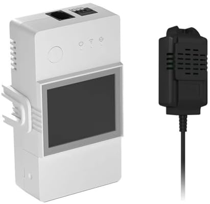 Breeshy Interruttore di Monitoraggio 'Umidità Della Temperatura Intelligente TH Elite 20A con Schermo LCD Moduli di Automazione Domestica Intelligente