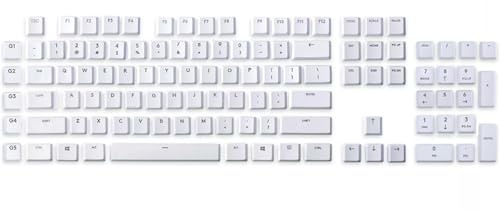 Komplettes Set Tastenkappen für G915, als Ersatz für Logitech G915/G913/G815/G813 TKL RGB mechanische Gaming-Tastatur (weiß)