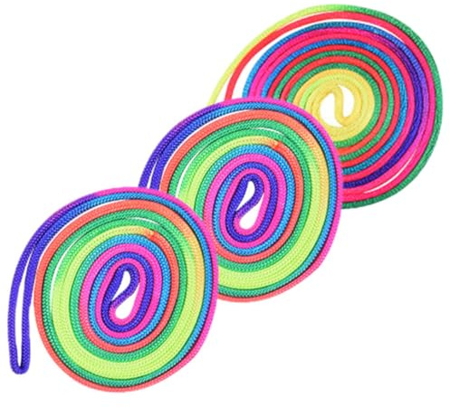 Supvox 3 Stück Regenbogen-drehseil Dehnbare Fingerschnur Aus Robustem Buntes Fingerspiel Für Junge Mädchen Spiele Für Drinnen Und Draußen Mitgebsel Und Kindergeburtstagsgeschenk