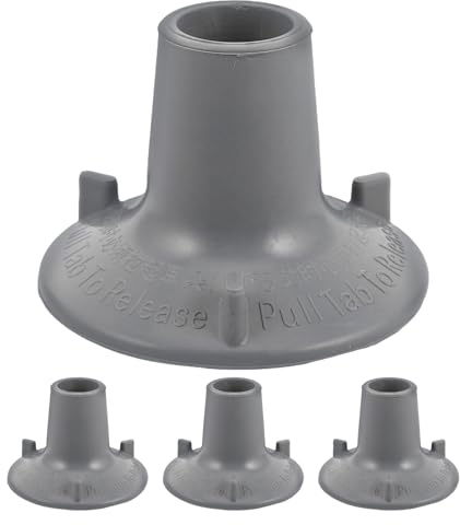 jojofuny Lot de 4 pieds en caoutchouc pour chaises : pieds de rechange pour chaise de douche, accessoires pour rail de toilette, repose- antidérapant à ventouse