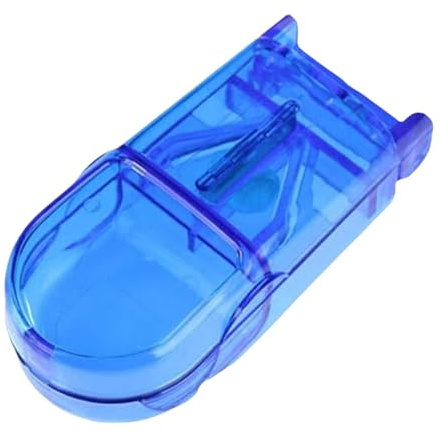 Divisore per pillole, tagliapillole in polipropilene con stoccaggio | multiuso, portatile, strumento per tablet, facile da usare, per camera da , viaggi d'affari
