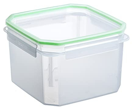 Tatay Tupper Hermético Lavavajillas, Microondas, Nevera y Congelador | Tupper Hermético | Capacidad 2,9 L | Medidas 18,8x18,8x12,8 cm | Cierre Hermético | Plástico sin BPA | Tapa con Clip, Rojo