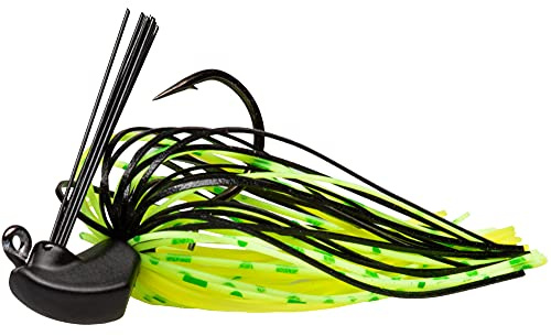 ZECK scharfer & Stabiler Jighaken - Skirted Jig Chartreuse Party - #3/0-10g
