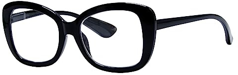 Eyekepper Modische Lesebrille für Damen Übergroße Lesehilfe - Schwarz +1.75