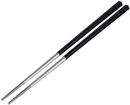 ZHANGZONG Bacchette Sushi Bacchette Cinesi Bacchette Giapponesi Set di 1 Paio di Bacchette Cinesi in Metallo, Bacchette riutilizzabili per Riso con Spaghetti di Sushi, stoviglie a