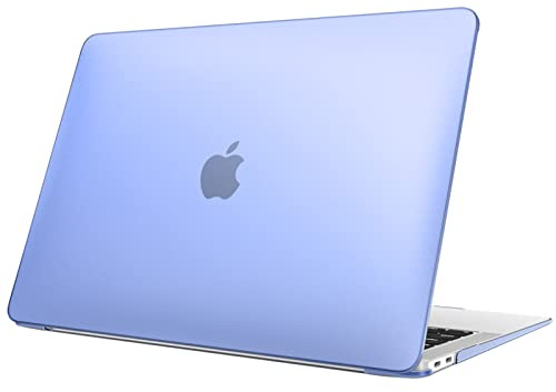 Fintie Hülle kompatibel mit MacBook Air 13 (2018-2020 Version) A2337(M1)/A2179/A1932, Ultradünne Hartschale Schutzhülle Snap Case, Himmelblau(Matt)